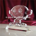 Lively Monkey Shaped Cheap Glass Paperweight